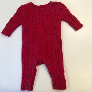 Baby gap red jumpsuit
